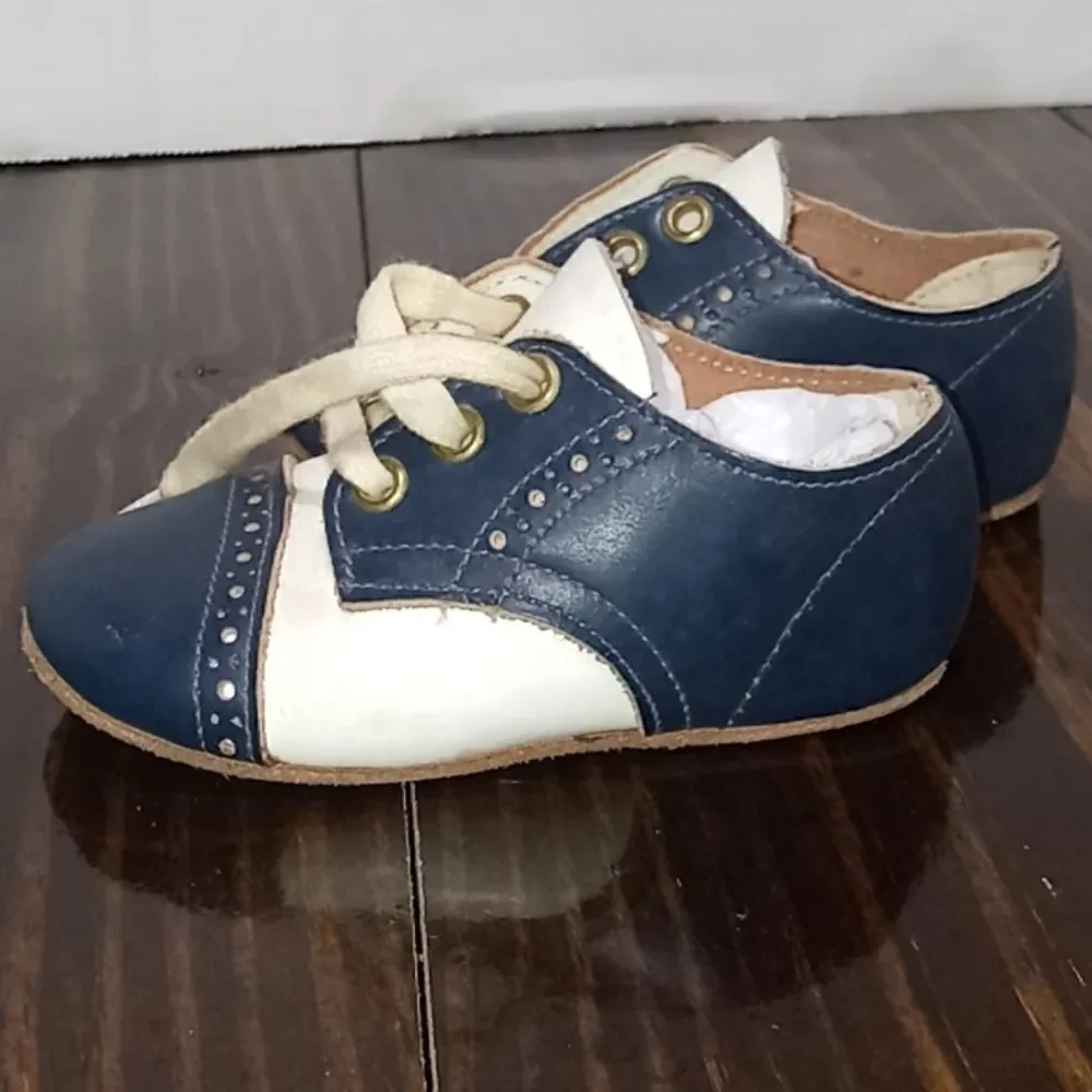 Vintage Leather Baby Deer Shoes